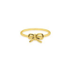 NWT Leah Ribbon Bow Ring // 14kt Gold Vermeil (Size 8)